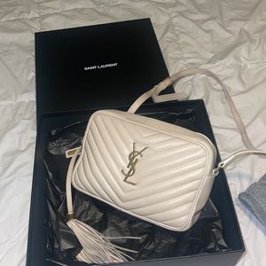 YSL camera bag nude